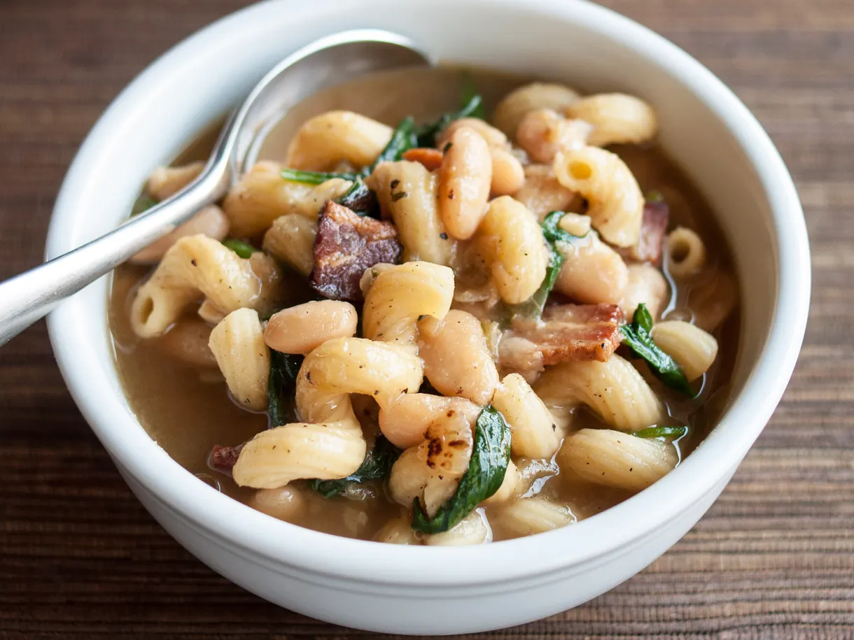 One-Pot Pasta e Fagioli (Italian Pasta and Bean Stew)