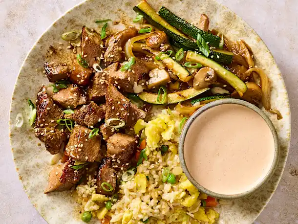 Hibachi Steak with Fried Rice