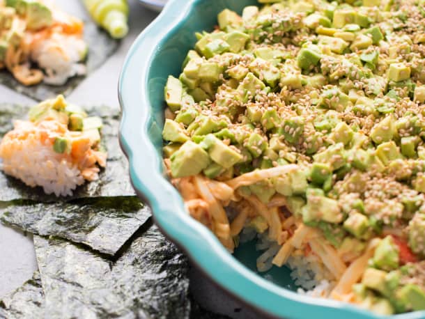 Spicy California Roll Dip