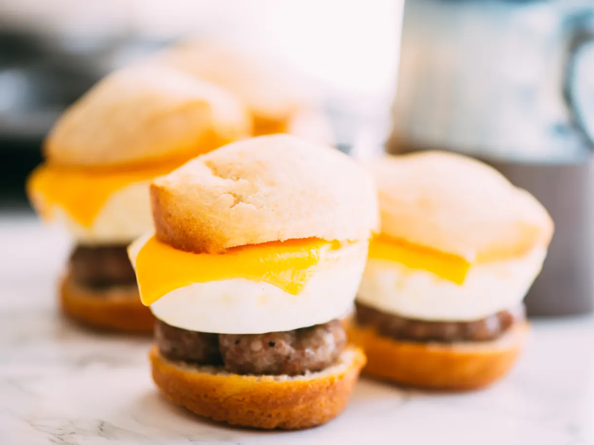 Muffin-Pan Breakfast Sliders
