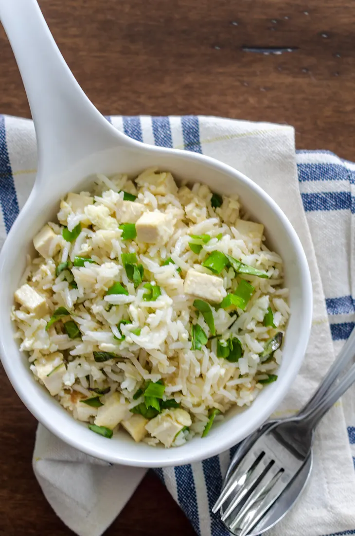 Fried Rice with Thai Basil and Tofu