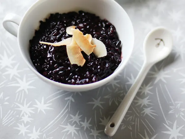 Coconut Black Rice Pudding