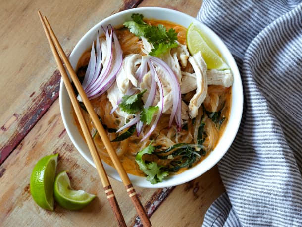 Rotisserie Chicken Coconut Curry Soup