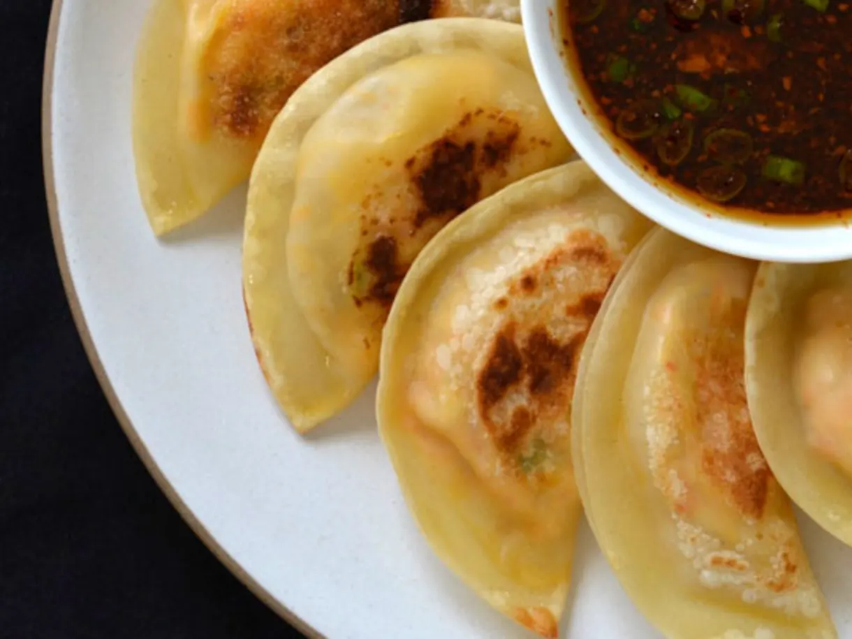 Tofu Kimchi Dumplings