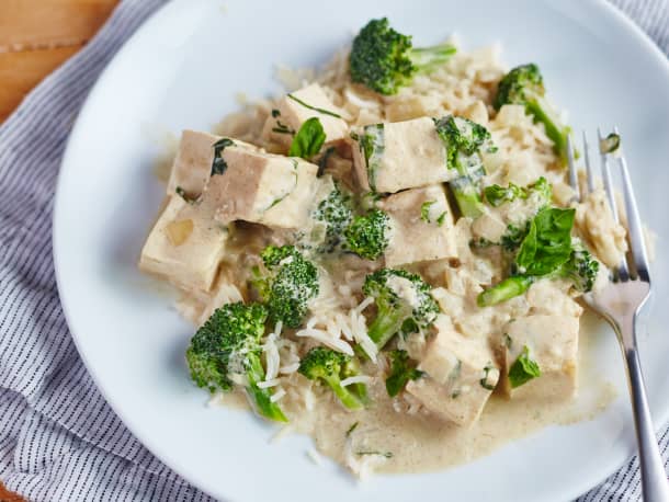Tofu and Broccoli Green Curry