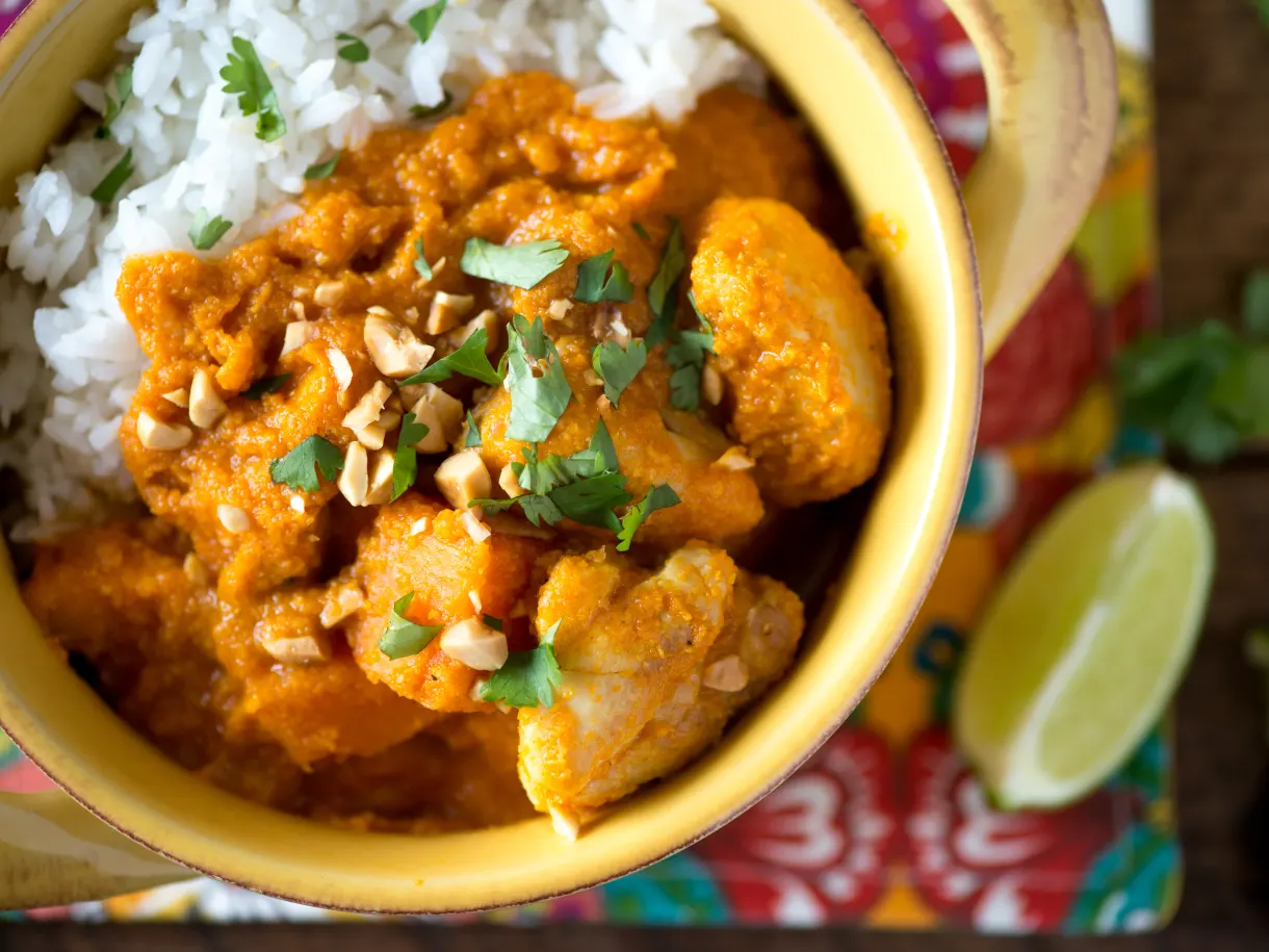 Coconut Chicken and Sweet Potato Stew