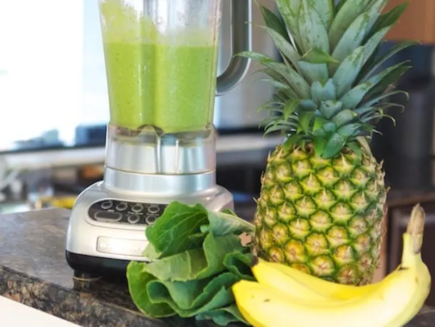 Green Piña Colada Smoothie