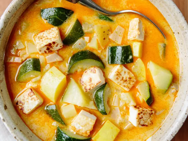 Heidi Swanson’s Summer Squash Soup with Coconut Milk