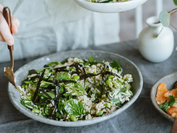 Vegetarian Sushi Salad