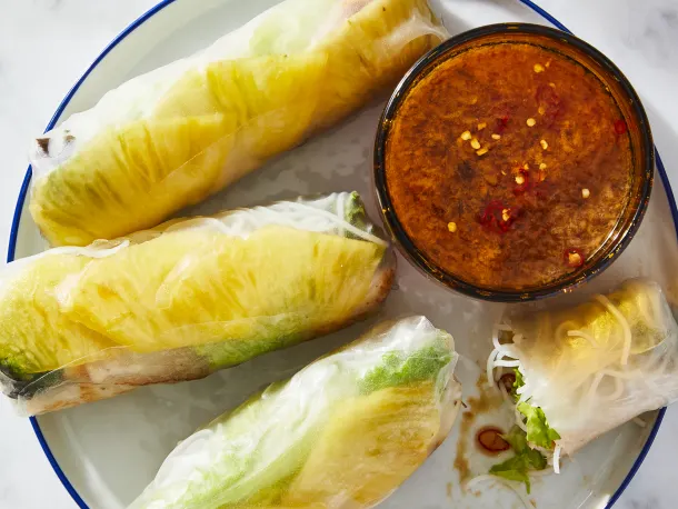 Fresh and Easy Tilapia and Pineapple Spring Rolls