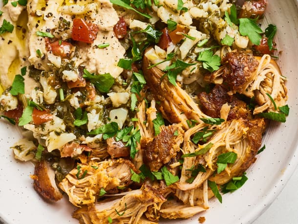 Trader Joe’s Shawarma Chicken Hummus Bowls
