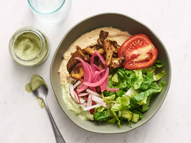 Mushroom Shawarma Bowls
