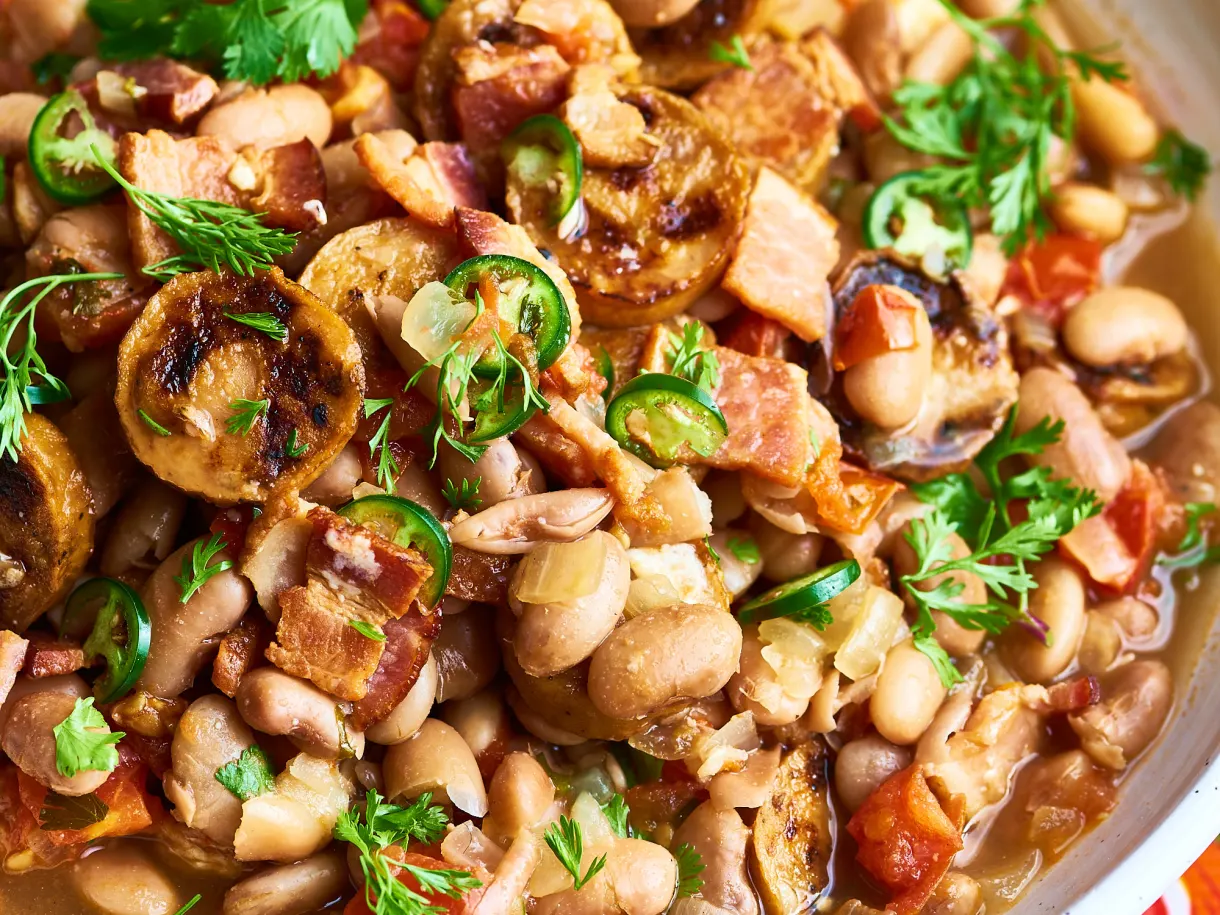 Slow Cooker Charro Beans