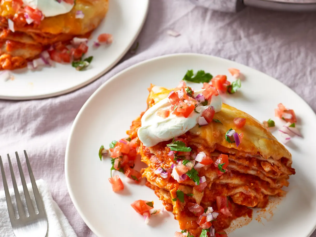 Cooker Chicken Enchiladas