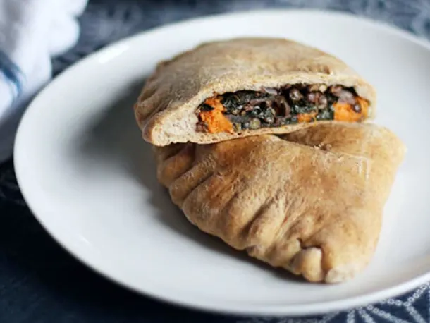 Spiced Lentil, Sweet Potato & Kale Whole Wheat Pockets