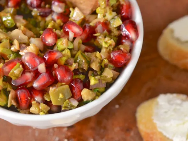 Pomegranate Olive Relish