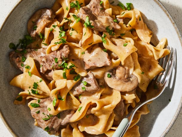 Instant Pot Beef Stroganoff