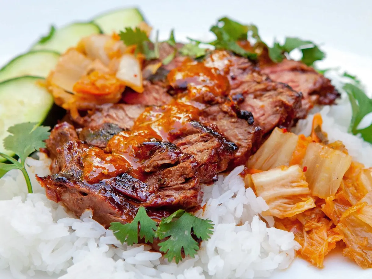 Korean Bulgogi-Style Grilled Steak