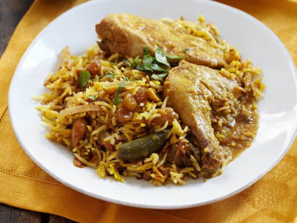 Slow Cooker Chicken & Rice Biryani
