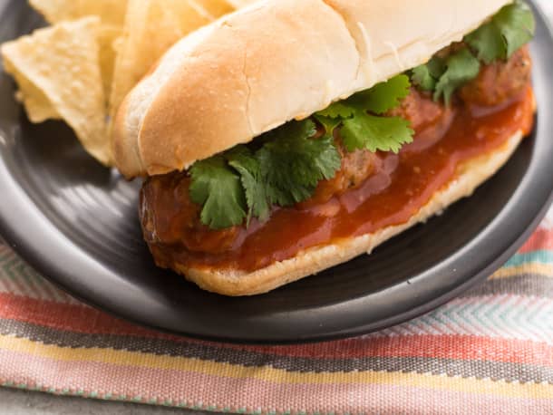Mexican Meatball Subs