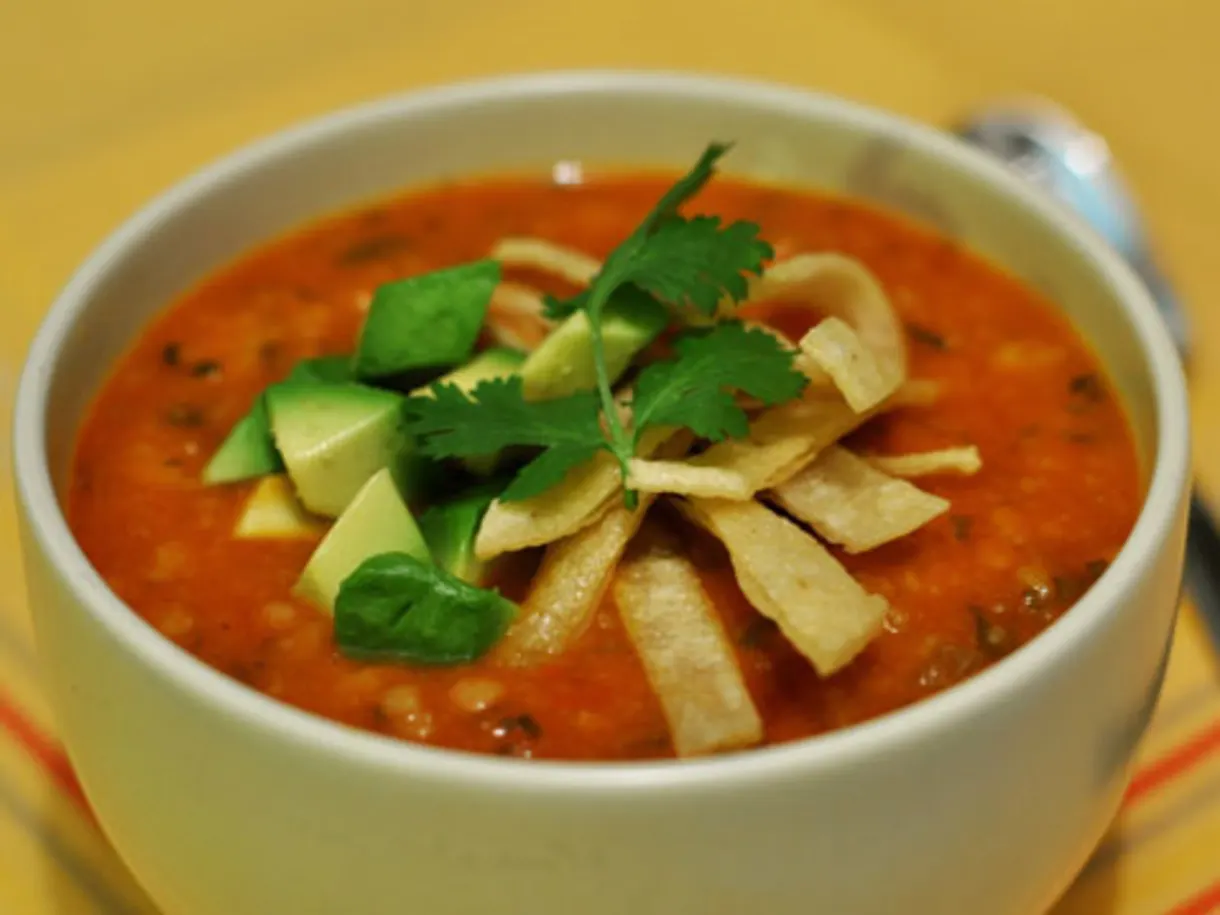 Pumpkin Tortilla Soup