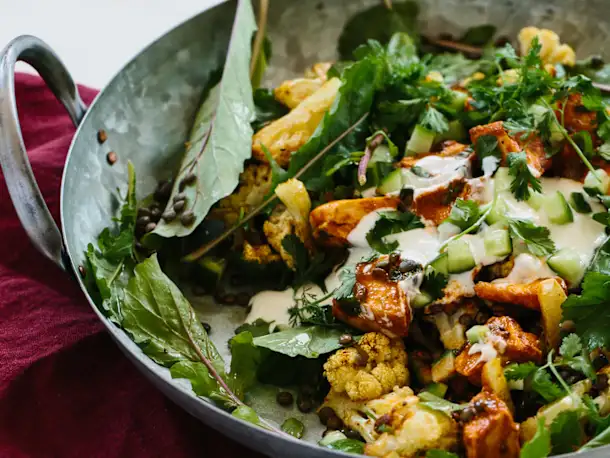 Upside-Down Chicken Curry Bowl