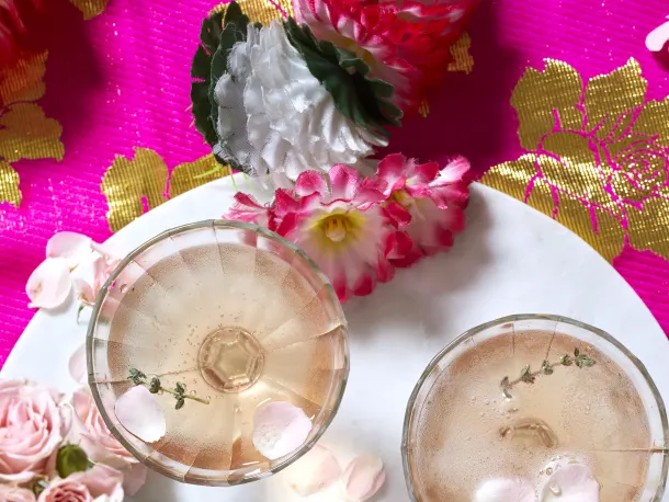 Sparkling Midnight Thyme Rosé