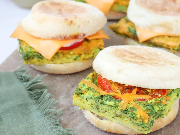 Sheet Pan Masala Egg Sandwiches