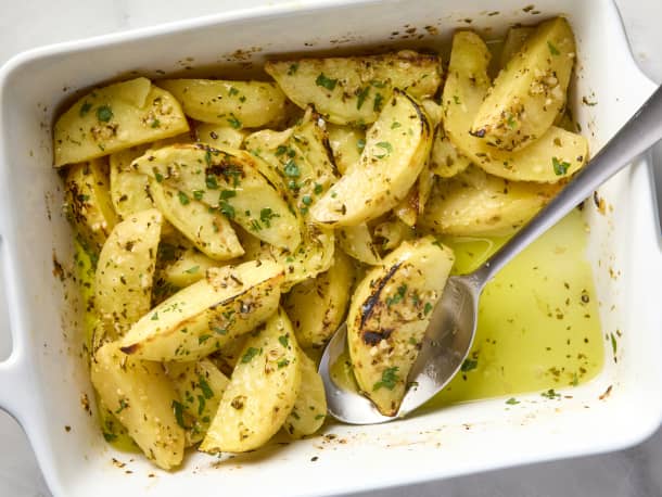 Greek Lemon Potatoes