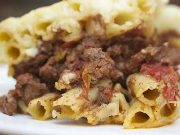 Greek Pasta Bake Casserole (Inspired by Pastitsio)