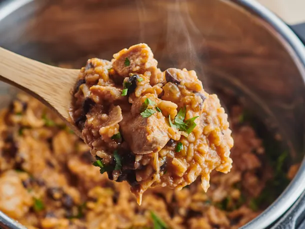 Instant Pot Weeknight Chicken Enchilada Bowls