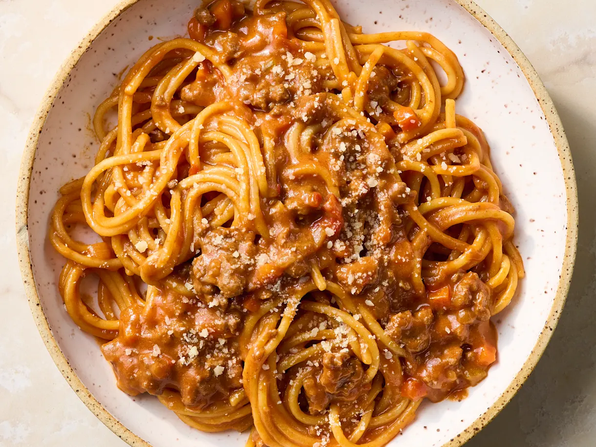 One-Pot Gochujang Bolognese
