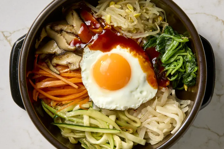 Bibimbap (Korean Mixed Rice Bowl)