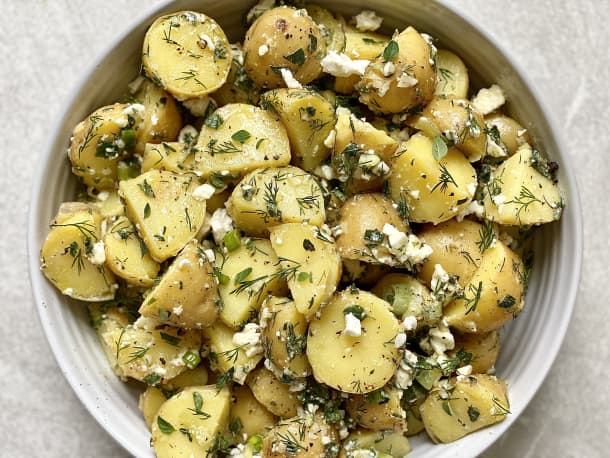 Lemony Greek Potato Salad