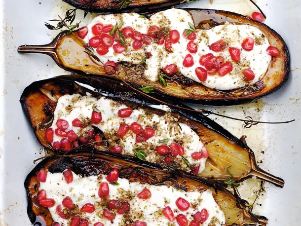 Ottolenghi’s Eggplant with Buttermilk Sauce