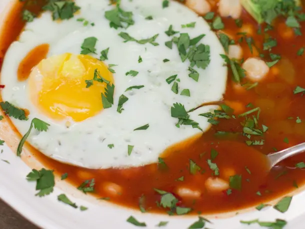 Vegetarian Breakfast Posole