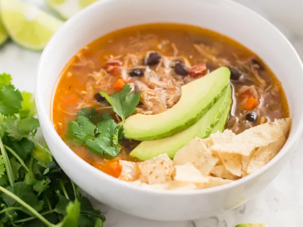Slow-Cooker Chicken Tortilla Soup