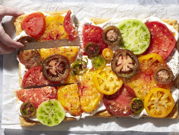 15-Minute Fresh Tomato and Feta Tart