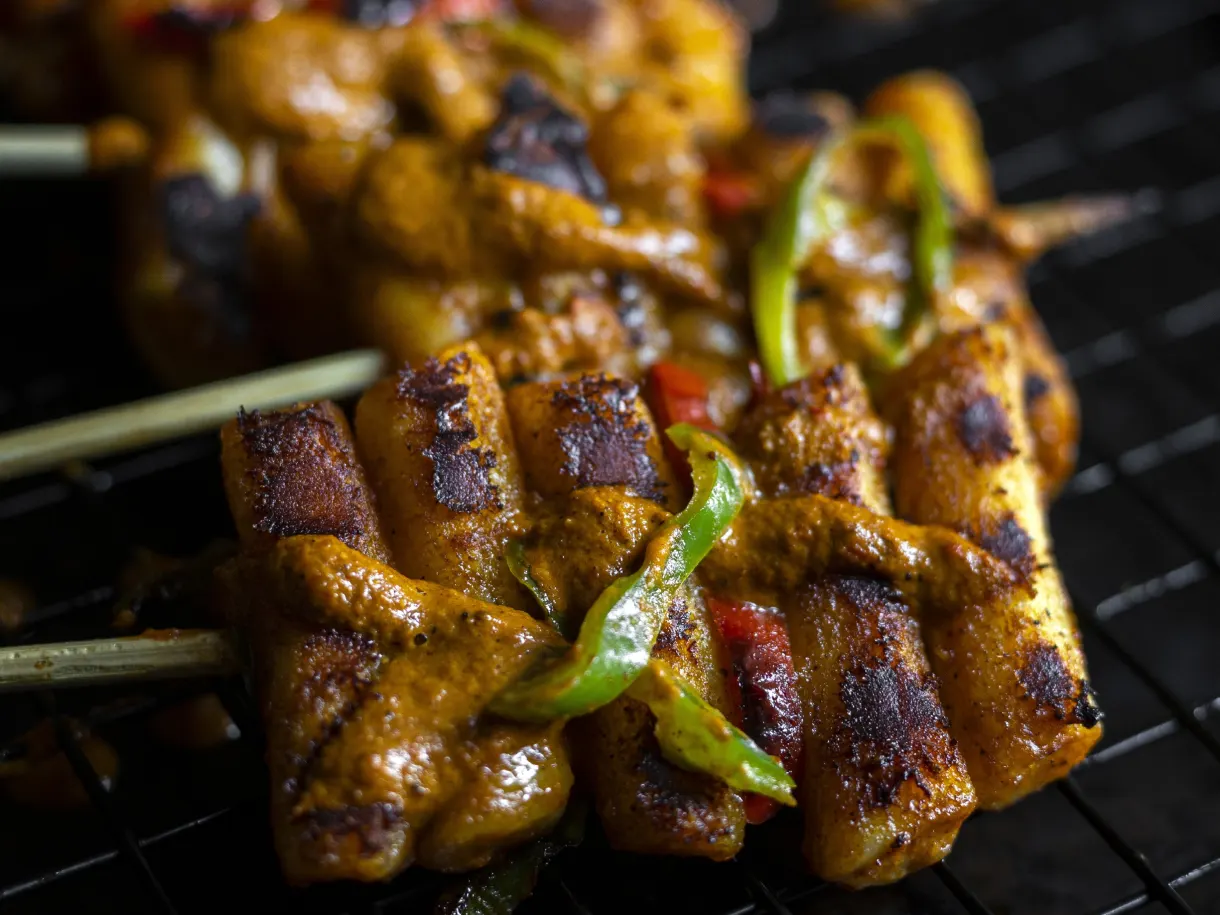 Curried Tteokbokki Skewers