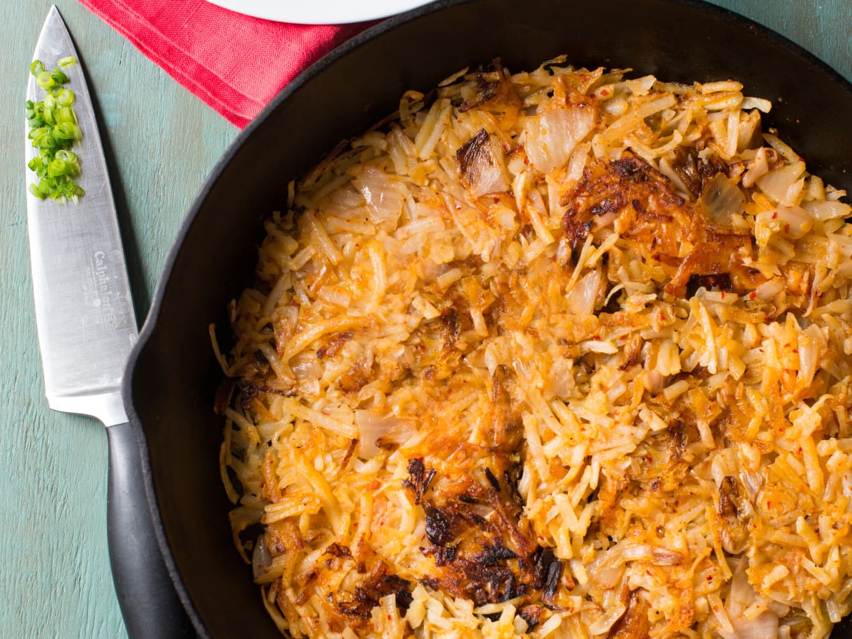 3-Ingredient Kimchi Hash Browns