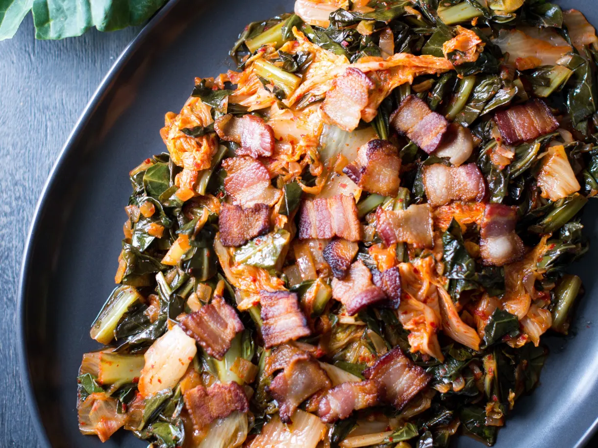 Collards and Kimchi