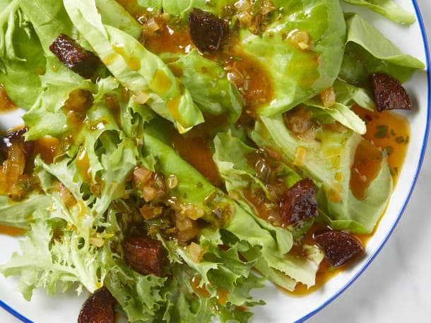 Warm Chorizo Vinaigrette