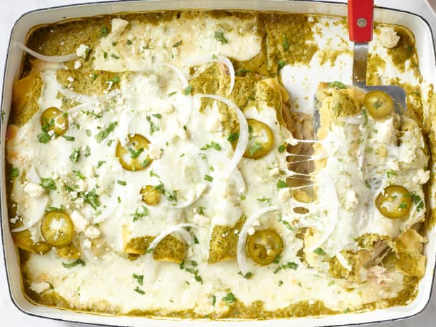 Cheesy Enchiladas Suizas