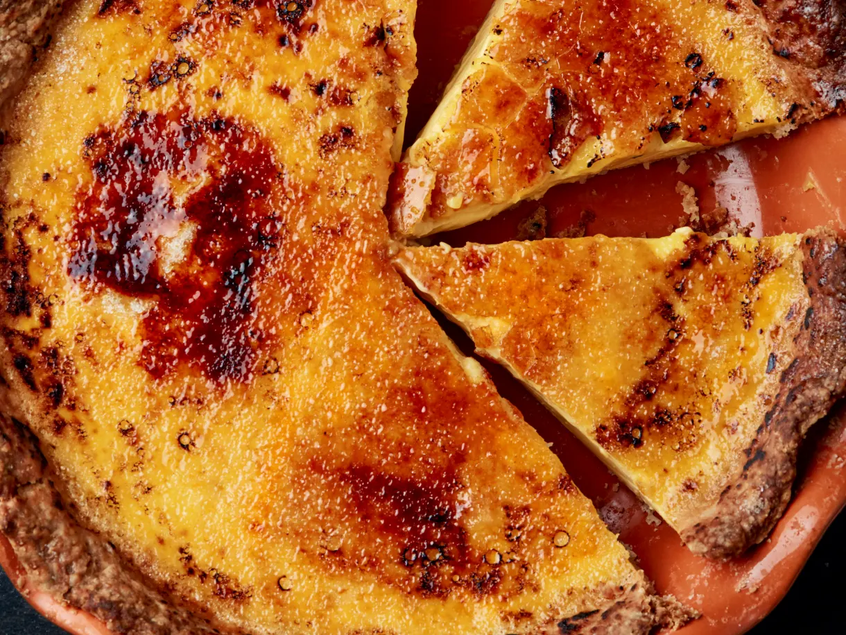 Cardamom Crème Brûlée Pie