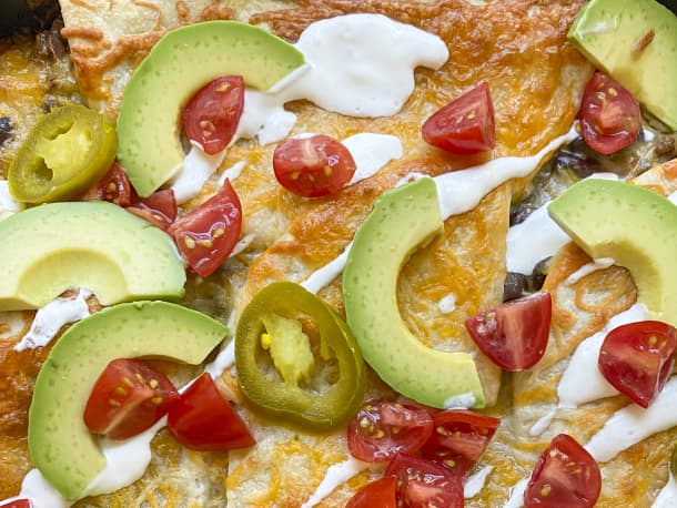 Cheesy Beef Burrito Casserole
