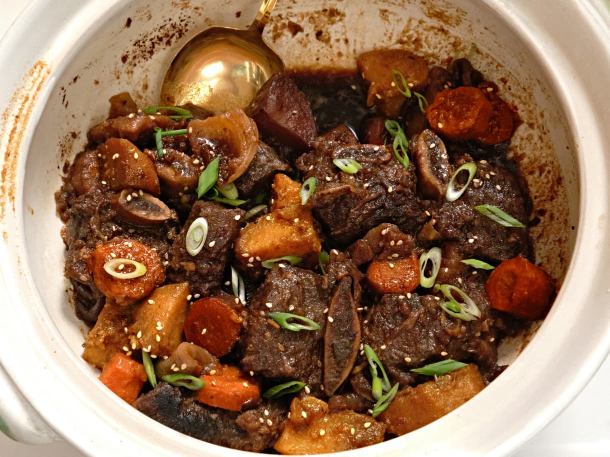 Galbi Jjim (Korean Braised Short Ribs)