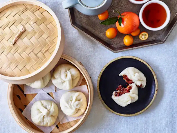 Recipes What To Make With Pork & Ham How To Make Char Siu Bao (Chinese Steamed Pork buns)