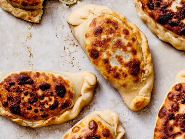Pan-Fried Chive Pockets