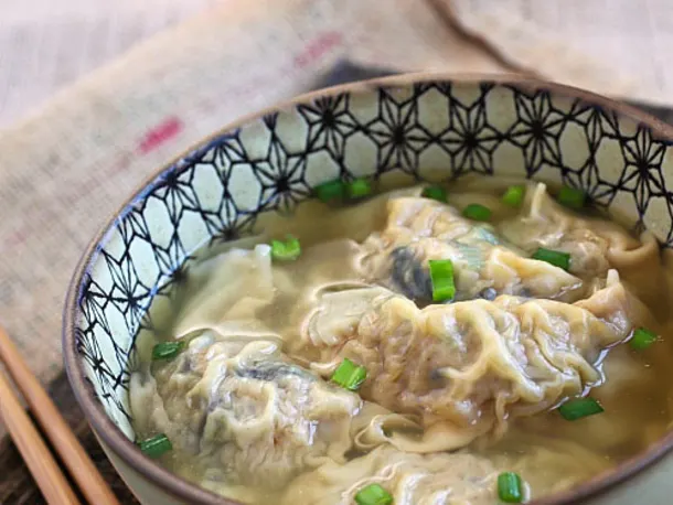 Pork Dumpling Soup for Lunar New Year