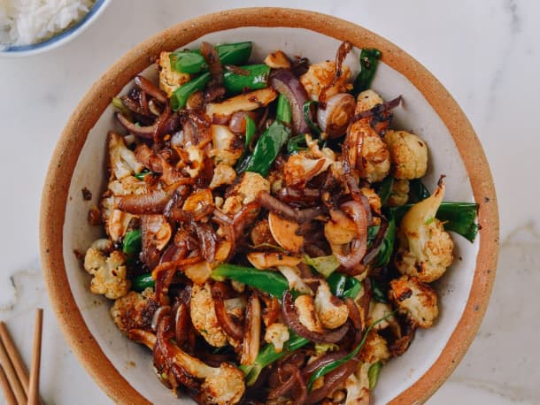 Spicy Cauliflower Stir-Fry